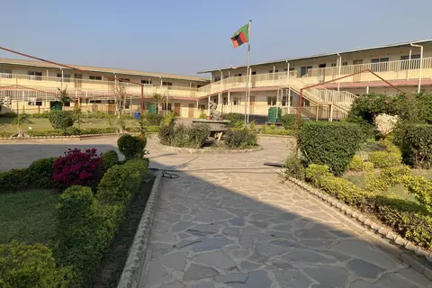 Die St.-Francis-and-Clare-Sekundarschule in Lusaka, Sambia
