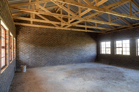 A look inside one of the new classrooms at Ekuphumleni secondary school