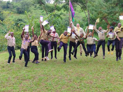 Scouts in Malawi bei einem Pfadfinder-Camp 2026