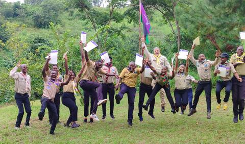 Scouts in Malawi bei einem Pfadfinder-Camp 2026