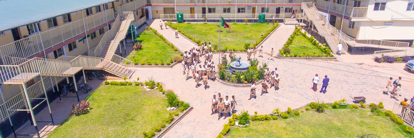Schulgebäude St. Francis and Clare Secondary School Sambia