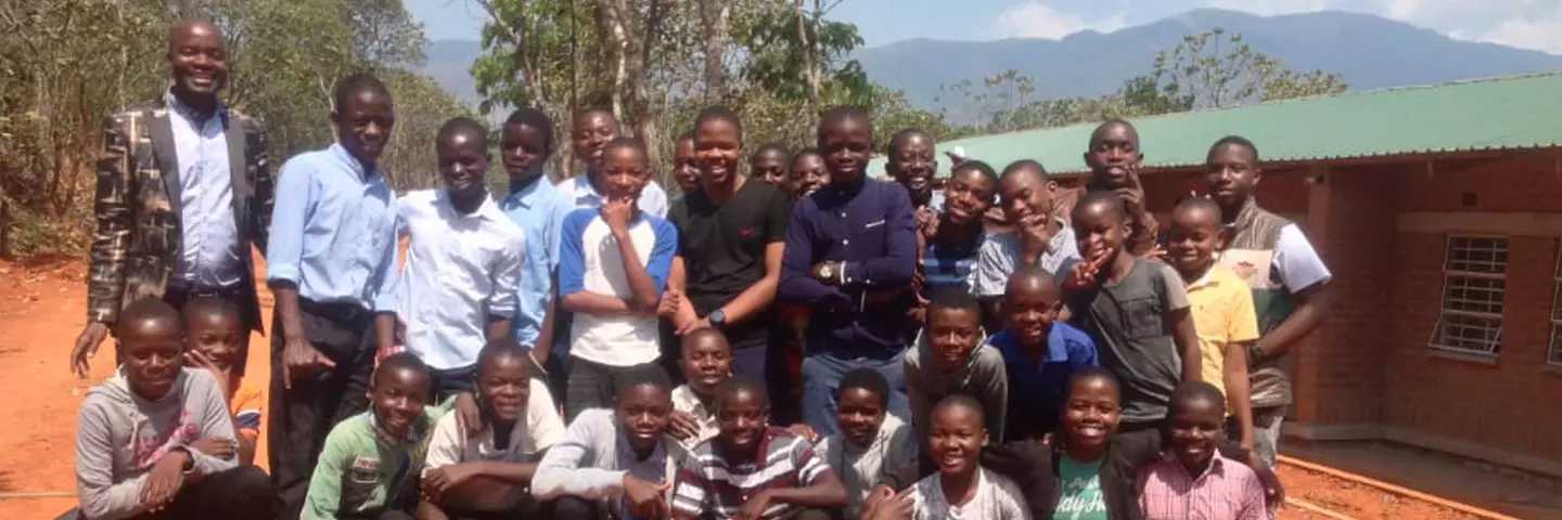 Schüler der Sankt Mauritius Schule in Malawi