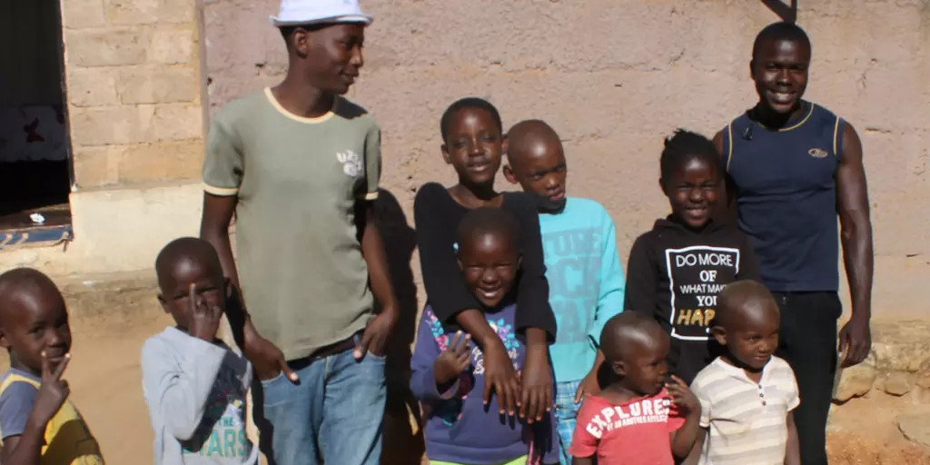 Geschwister ohne Eltern in Südafrika