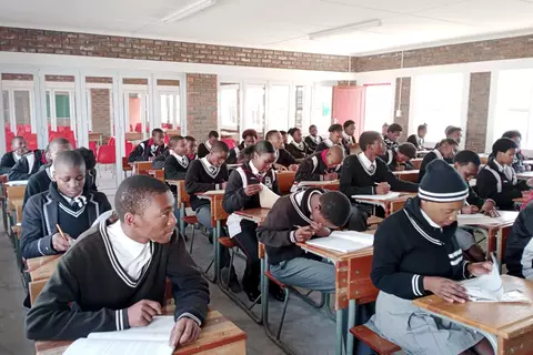 Ekuphumleni School, Klassenzimmer