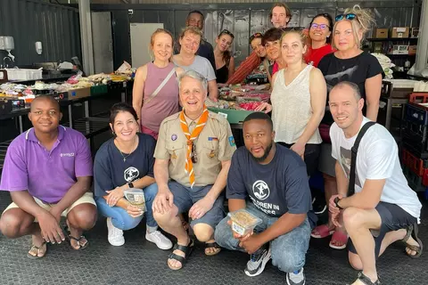 Das Team der Organisation Children in Distress