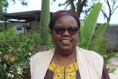 Schwester Loice Kashangura, unsere Projektpartnerin in Sambia