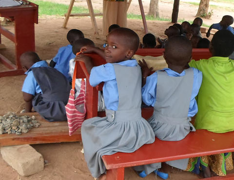 Schüler der St. Mary Primary School in Mzuzu