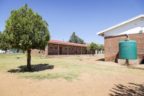Das Außengelände der Sada Primary School in Whittlesea