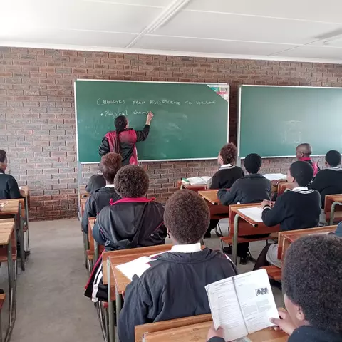 Ekuphumleni School, Klassenzimmer